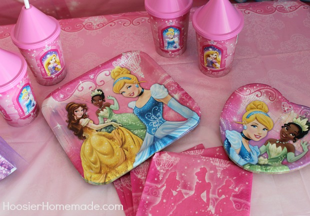 Princess Party with Cupcakes and Decorations :: on HoosierHomemade.com
