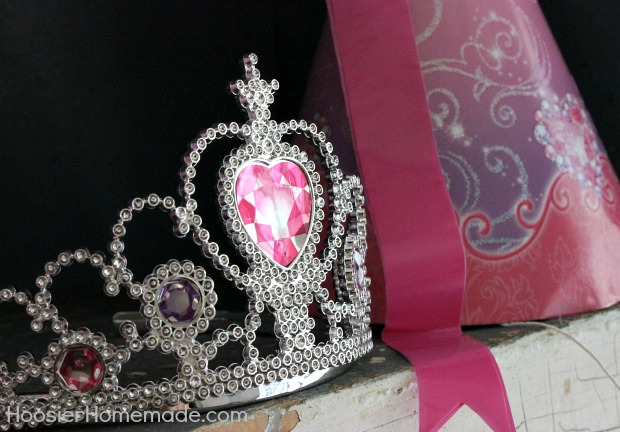 Princess Party with Cupcakes and Decorations :: on HoosierHomemade.com