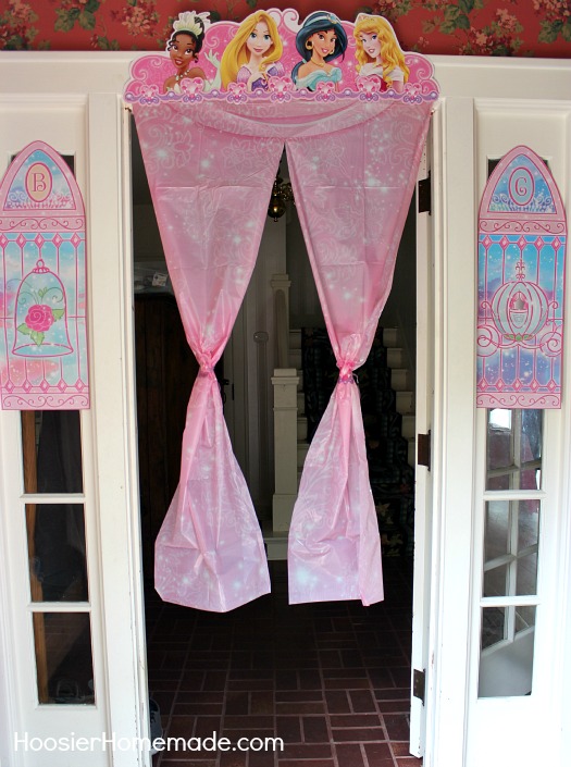 Princess Party with Cupcakes and Decorations :: on HoosierHomemade.com