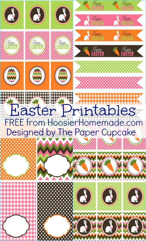 FREE Easter Printables from HoosierHomemade.com