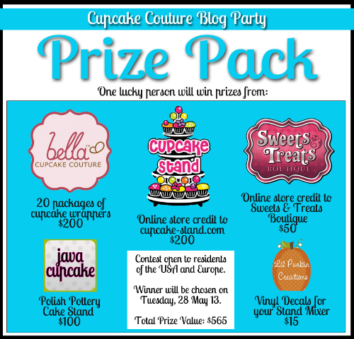 Cupcake Couture Blog Party Prize Pack