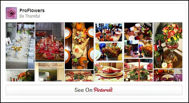 ProFlowers Pinterest Board