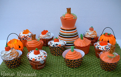 Pin on pumpkin cupcakes