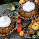 Pumpkin Praline CupcakesRecipe on HoosierHomemade.com