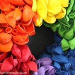 How to make a Balloon Wreath :: Full instructions on HoosierHomemade.com