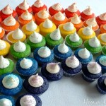 Rainbow Cupcakes :: HoosierHomemade.com