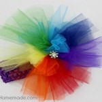 How to Make a Rainbow Headband | Instructions on HoosierHomemade.com