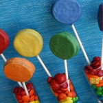 Rainbow Oreo Pops :: HoosierHomemade.com
