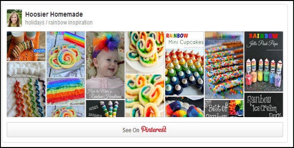 Rainbow Pinterest Board