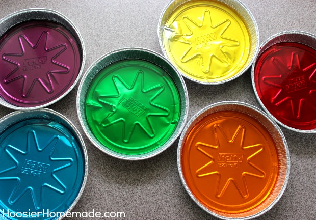 Rainbow Jello Push Pops | Recipe on HoosierHomemade.com