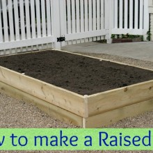 How to make a Raised Garden Bed :: HoosierHomemade.com