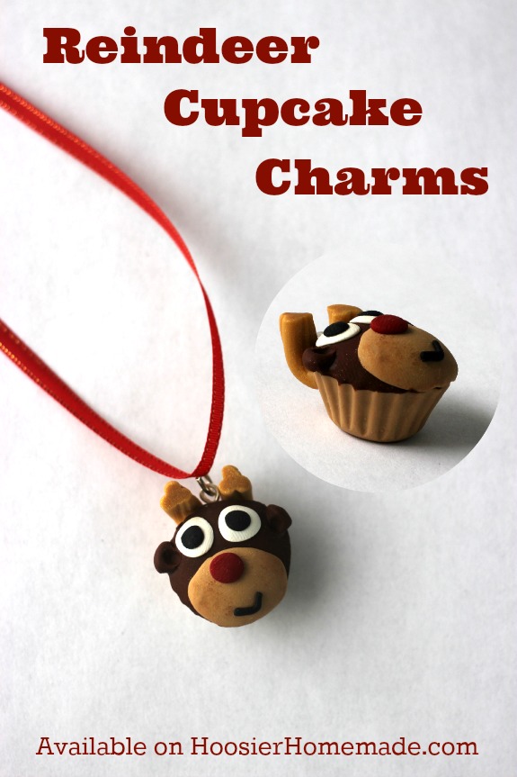 Love cupcakes? These Reindeer Cupcake Charms are adorable! Grab yours today! Pin to your Style Board!