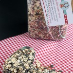 Create a little magic with this Reindeer Food! Only 4 ingredients is all you need! Watch the sparkle in the kids eyes as they feed Santa's reindeer! PRINT out the tag to make a fun gift too!