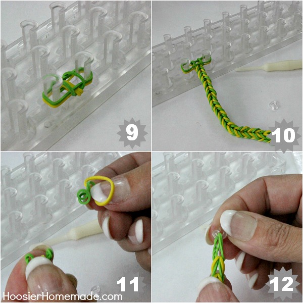 How to Make a Fishtail Bracelet | Instructions on HoosierHomemade.com