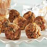 Mini Sausage Balls Recipe :: HoosierHomemade.com