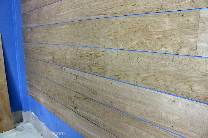 DIY Shiplap Wall