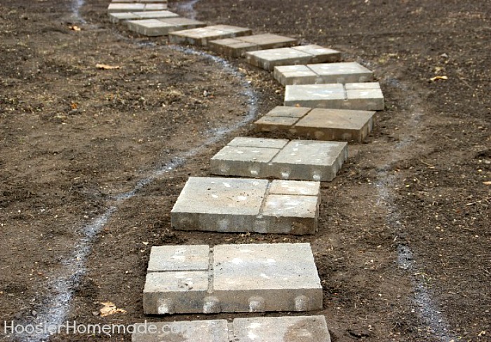 How to Install a Stone Walkway - Hoosier Homemade