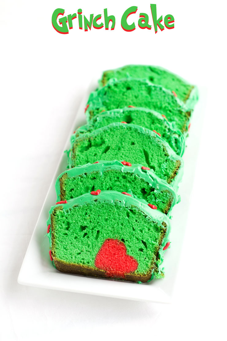 Grinch Cake for Christmas