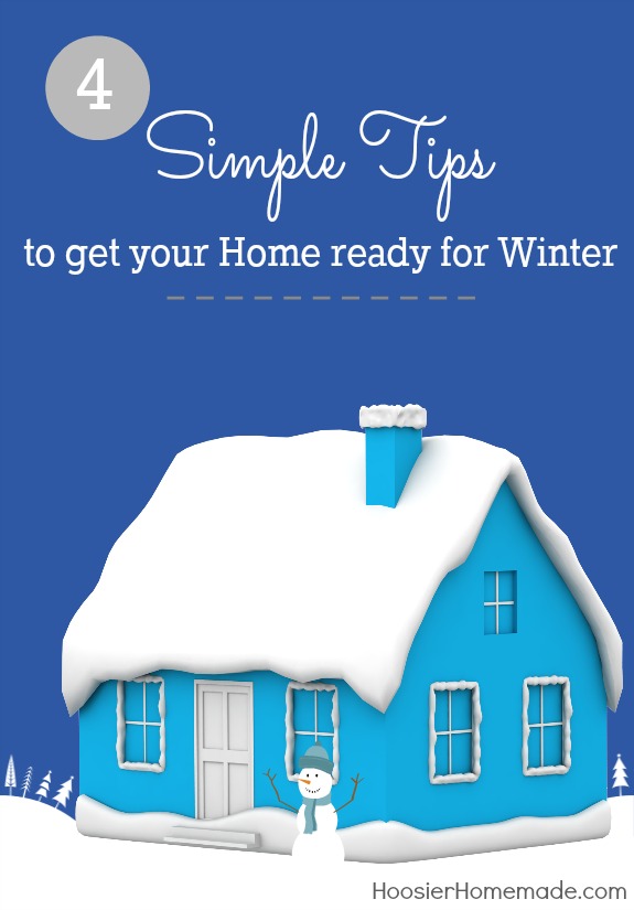 4 Simple Tips to get your home ready for Winter -- keep warm this Winter with these quick home improvements | Details on HoosierHomemade.com