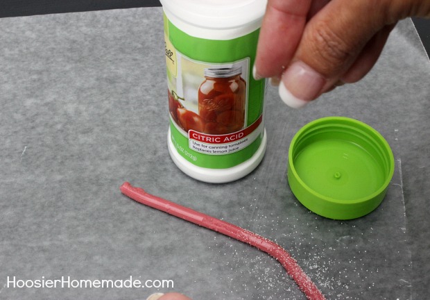 Sour Slimy Worms :: Recipe and Tutorial on HoosierHomemade.com