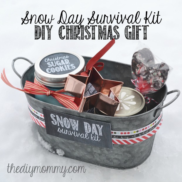 Snow Day Survival Kit | Christmas Gift | 100 Days of Homemade Holiday Inspiration on HoosierHomemade.com