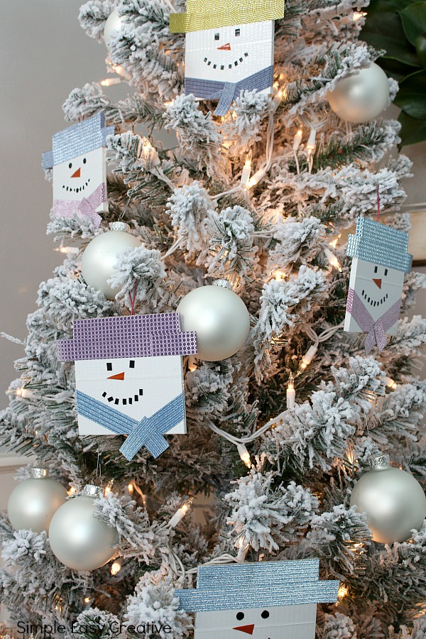 Easy Snowman Ornaments for Your Christmas Tree