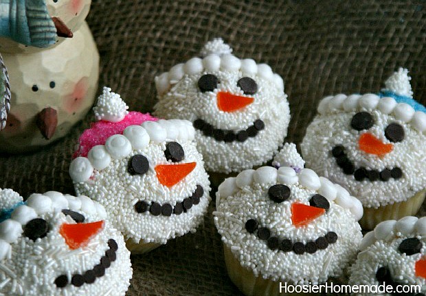 Snowmen-Cupcakes