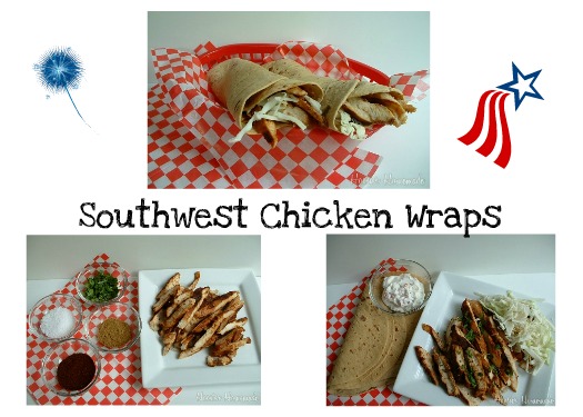 Southwest Chicken collage