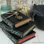 Learn how to make Wooden Books. Great for Halloween Spell Books. Tutorial on HoosierHomemade.com