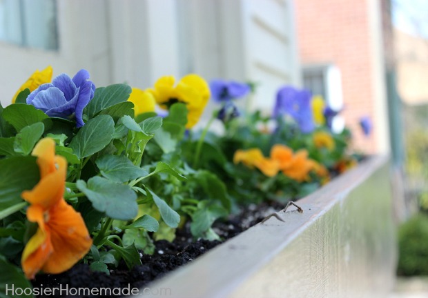 Spring Front Porch Decorating :: HoosierHomemade.com