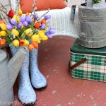 Spring Front Porch Decorating :: HoosierHomemade.com