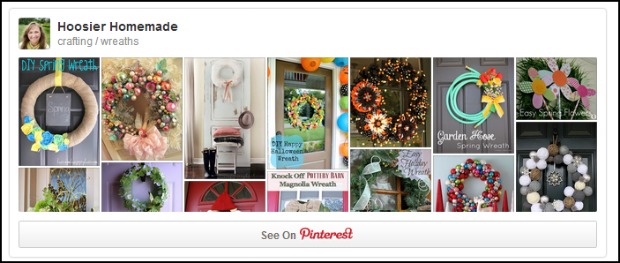 Spring Wreath Pinterest Board