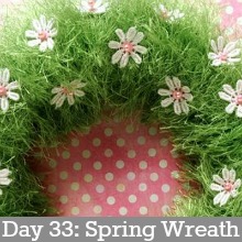 Spring Wreath.Day 33