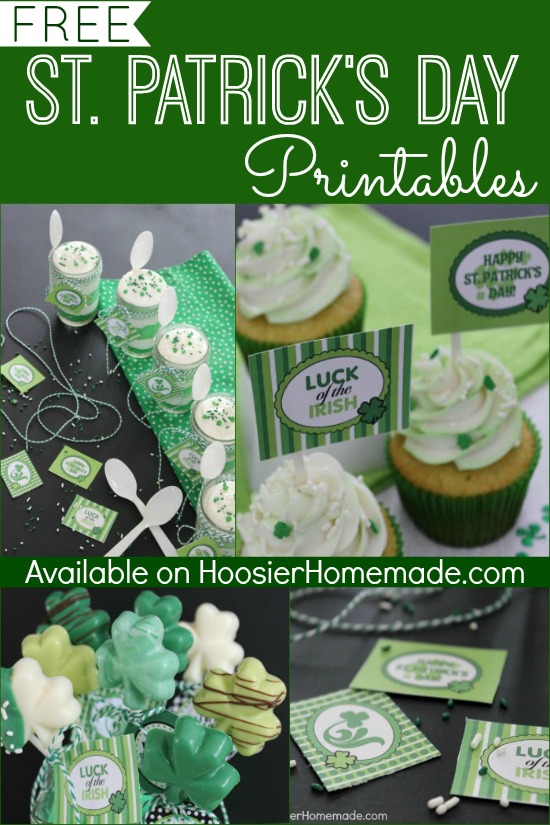 FREE St. Patrick's Day Printables | Available on HoosierHomemade.com
