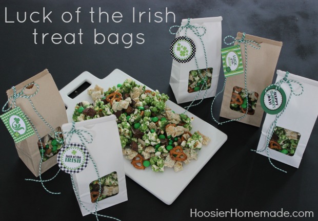 Luck of the Irish Party Mix for St. Patrick's Day :: Recipe on HoosierHomemade.com