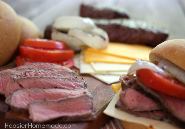 Grilled Steak Sandwich | Recipe on HoosierHomemade.com