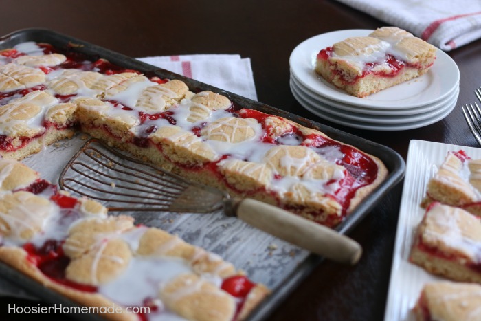 Strawberry Cobbler Bars