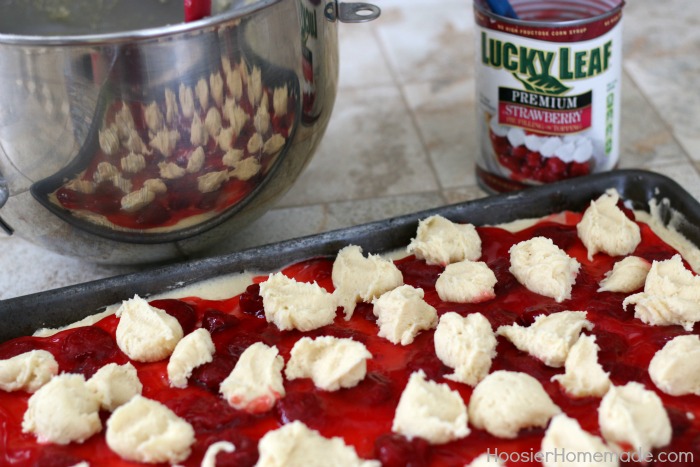 Strawberry Cobbler Bars