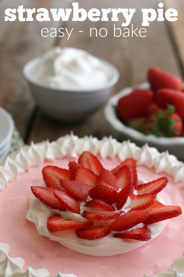 Easy Strawberry Cream Pie Hoosier Homemade 5188