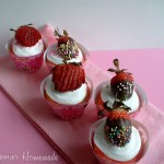 Strawberry Swirl Cupcakes - March 2011
