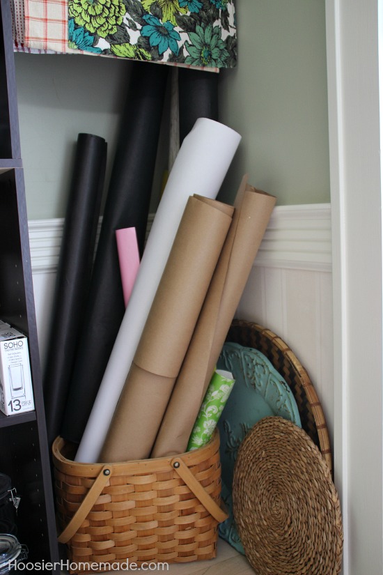 Simple Organizing for your Studio, Home Office and More | Details on HoosierHomemade.com