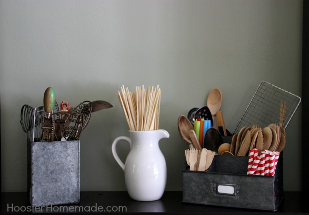 Simple Organizing for your Studio, Home Office and More | Details on HoosierHomemade.com