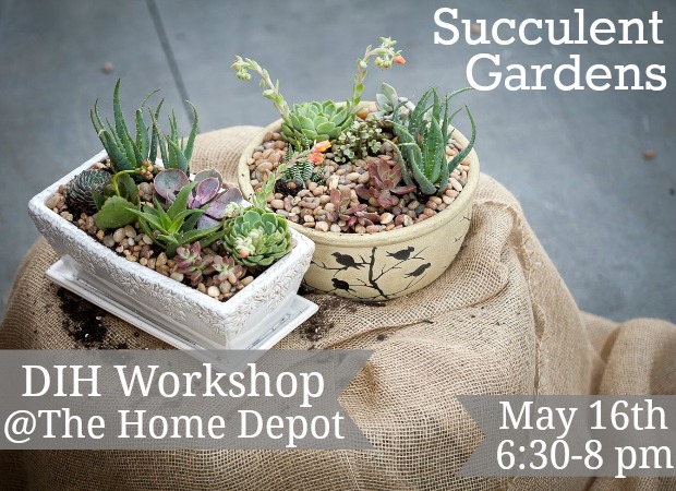 Succulent Gardens: DIH Workshop at The Home Depot