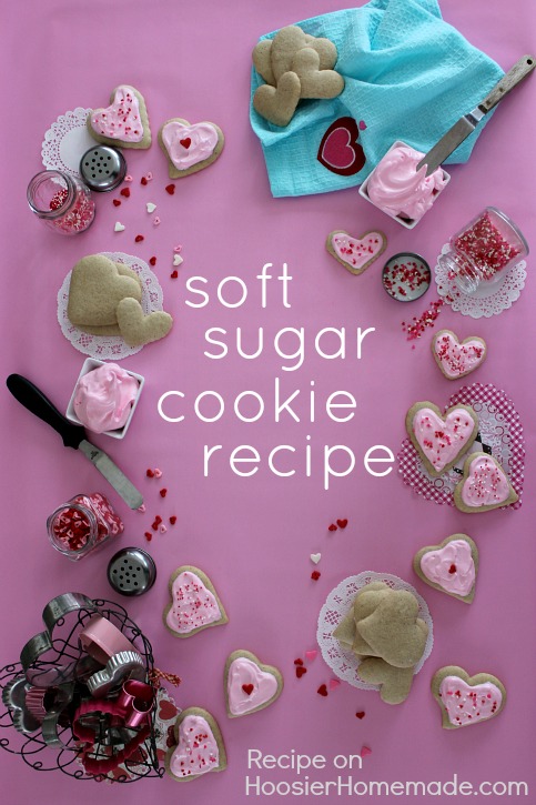 Soft Sugar Cookies Recipe :: HoosierHomemade.com