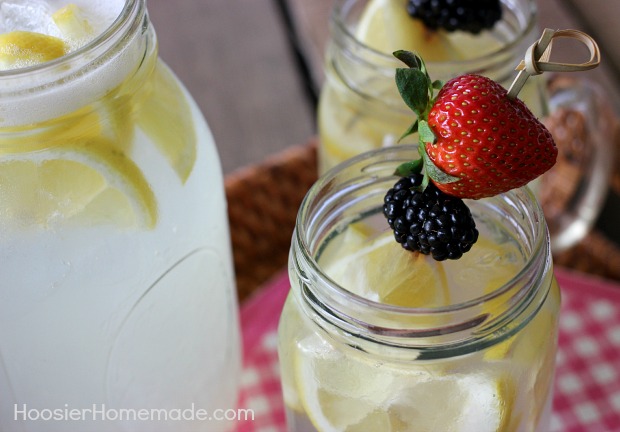 Sugar-Free Fresh Squeezed Lemonade | Recipe on HoosierHomemade.com