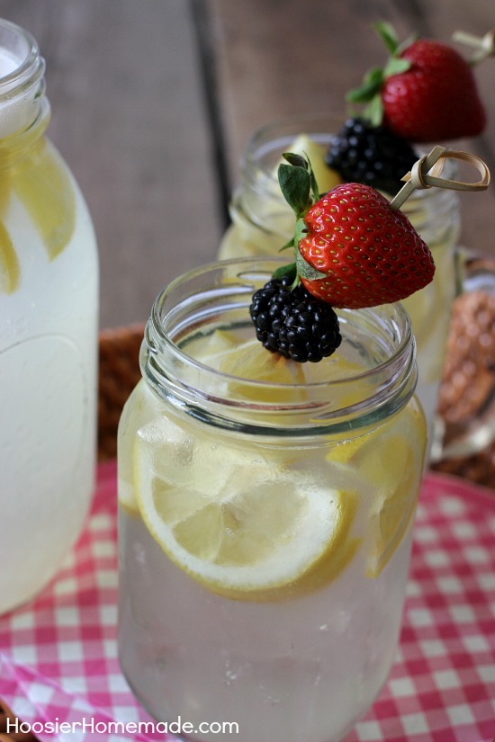 Sugar-Free Fresh Squeezed Lemonade | Recipe on HoosierHomemade.com