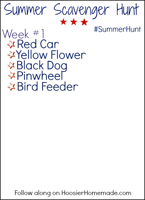 Summer Scavenger Hunt Printable.HH