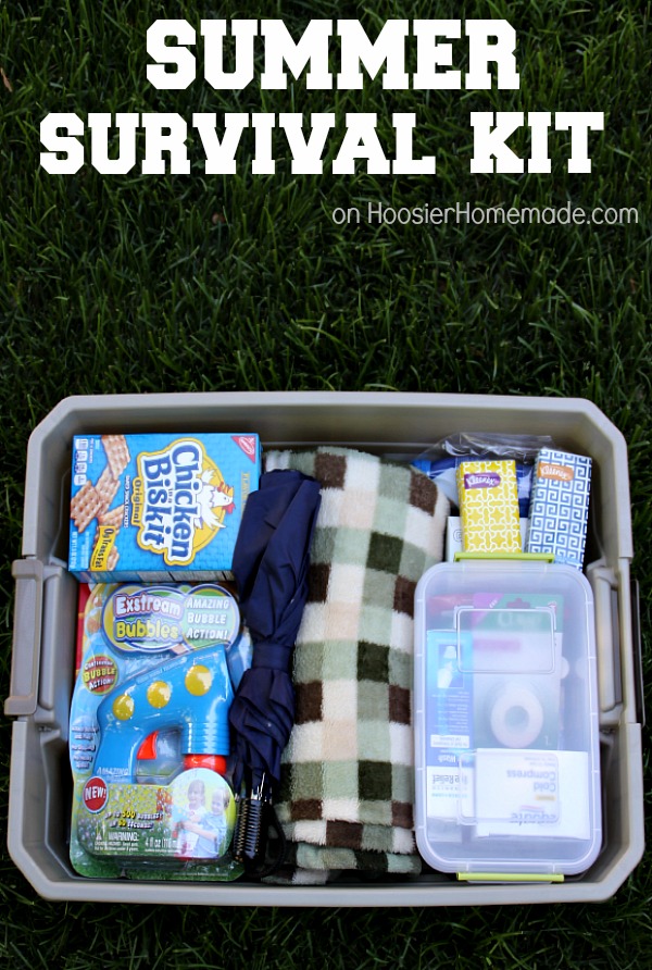 Summer Survival Kit | Details on HoosierHomemade.com