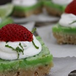 Tangy Lime Bars :: Recipe on HoosierHomemade.com
