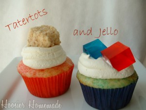 Tatertots & Jello Cupcakes.3